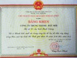 UBND tỉnh Hà Tĩnh trao tặng bằng khen cho Công ty Cổ phần Trung Thành